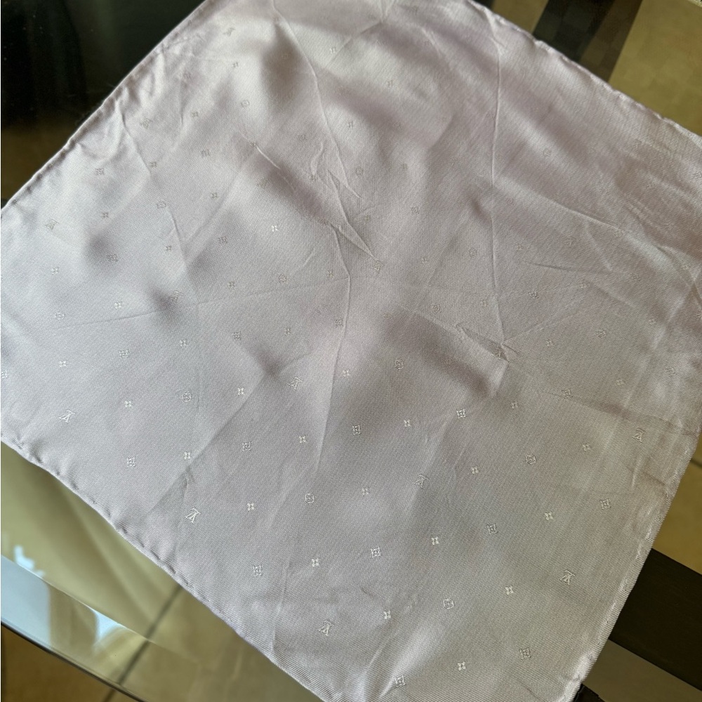 **SOLD** Louis Vuitton Lavender Silk Handkerchief - Picture 2 of 6